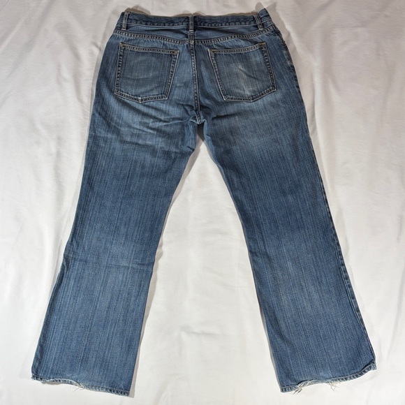 Gap 1969 mens medium blue wash Vintage Bootcut denim jeans - size 33x32 - Picture 10 of 14